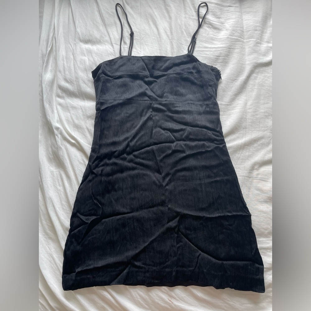 mahina mini black dress